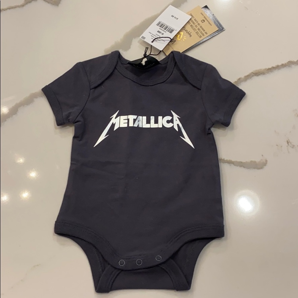 Metallica onsie from Cotton On